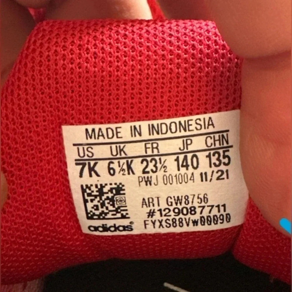 Adidas Unisex-Kids Duramo 10 Running Shoe Size 7K - Picture 6 of 6